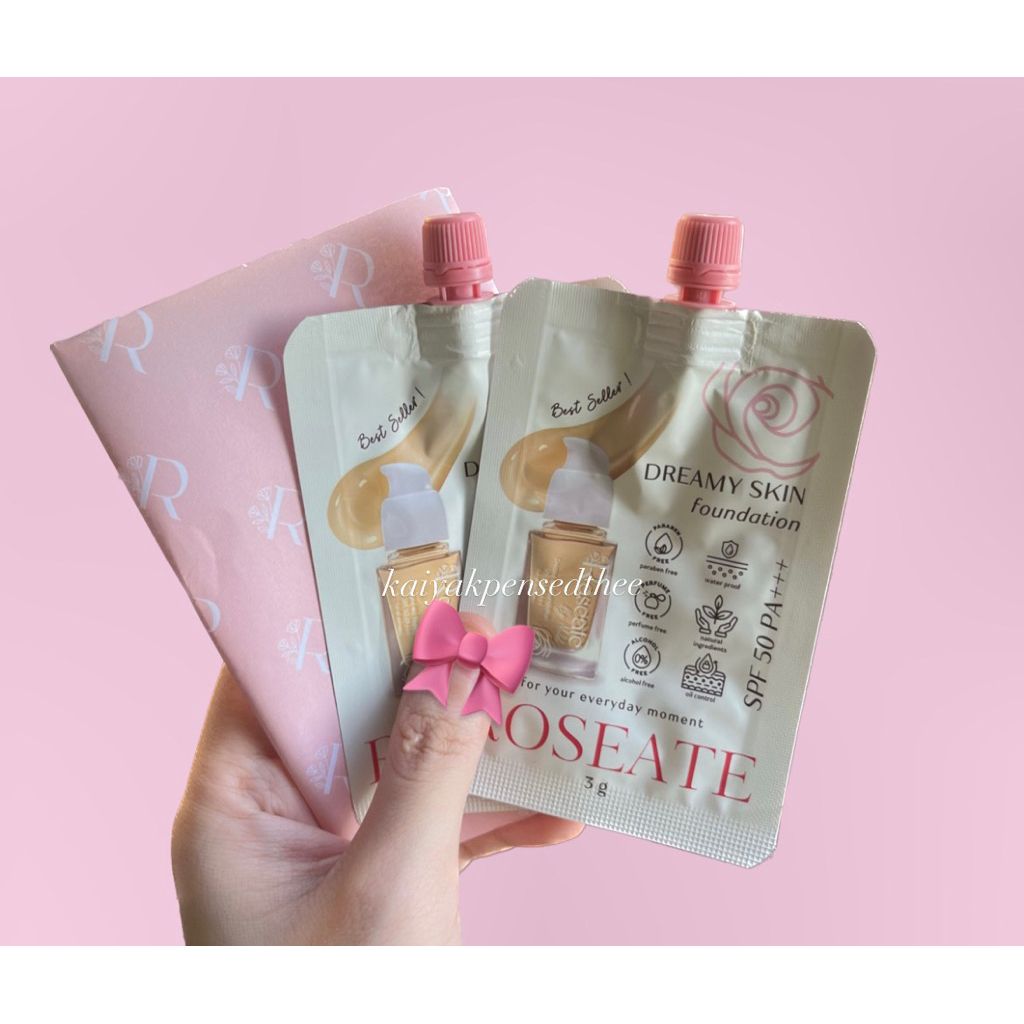 🎀ลด50%150.-/แท้100%✨ Roseate Dreamy Skin Foundation