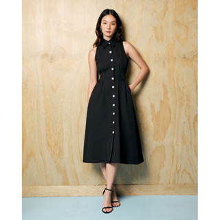 ORNCHUU - LILIA DRESS Midnight black