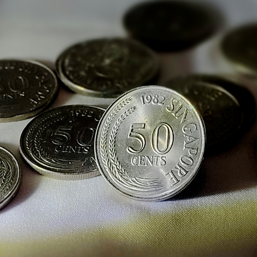 เหรียญสิงคโปร์ 50 เซ็นต์ รุ่นเก่า (1967-1982) – ของสะสมหายาก!