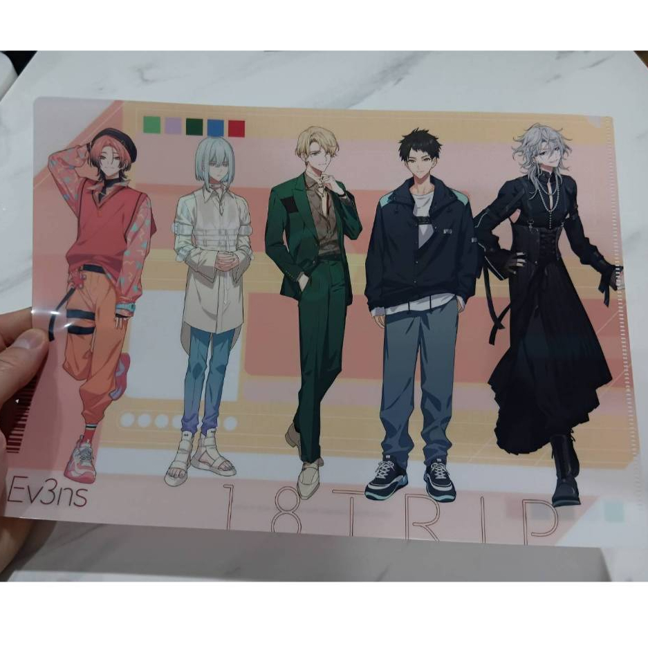 แฟ้มใส่เอกสารอนิเมะ  ★18TRIP★ A4 Clear File ขนาด 22 X 31 cm.