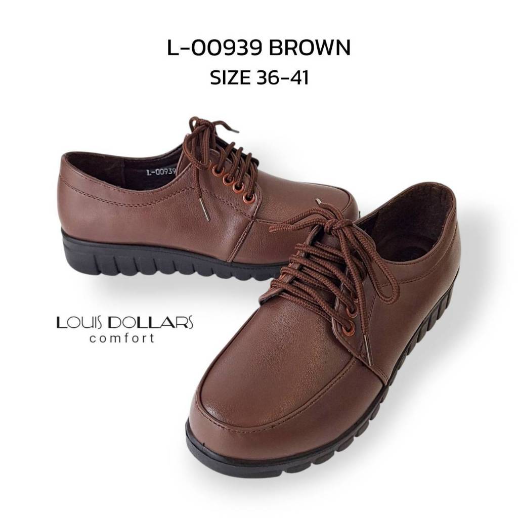 👞รองเท้าลูกเสือครู รองเท้าผู้กำกับลูกเสือผู้หญิง คัชชูสีน้ำตาล หนังนิ่ม นนเบา ใส่สบาย