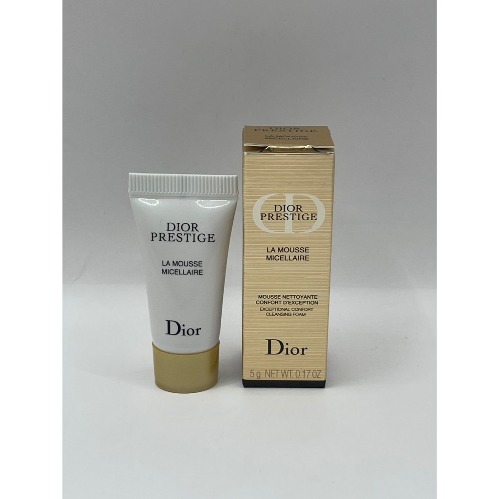 โฟมล้างหน้า Dior Prestige La Mousse Micellaire ขนาดทดลอง สูตรอ่อนโยน ขนาด: 5 มล.