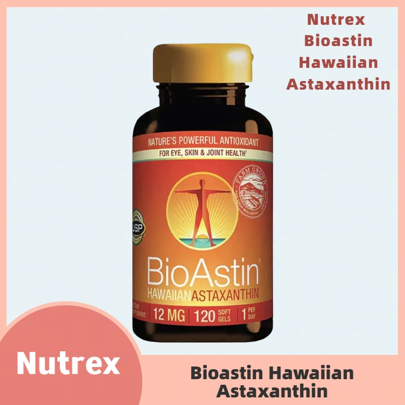 Nutrex Bioastin Hawaiian Astaxanthin 12 mg. 120 เม็ด สาหร่ายแดง