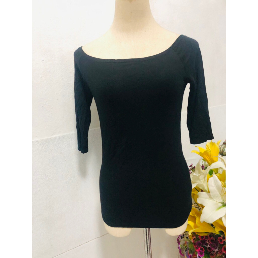 #TShopppp#เสื้อยืด#เสื้อดำ#ผ้ายืดใส่สบายนิ่มมากค่ะ📍รอบตัว32-34” 📍เสื้อยาว 20”