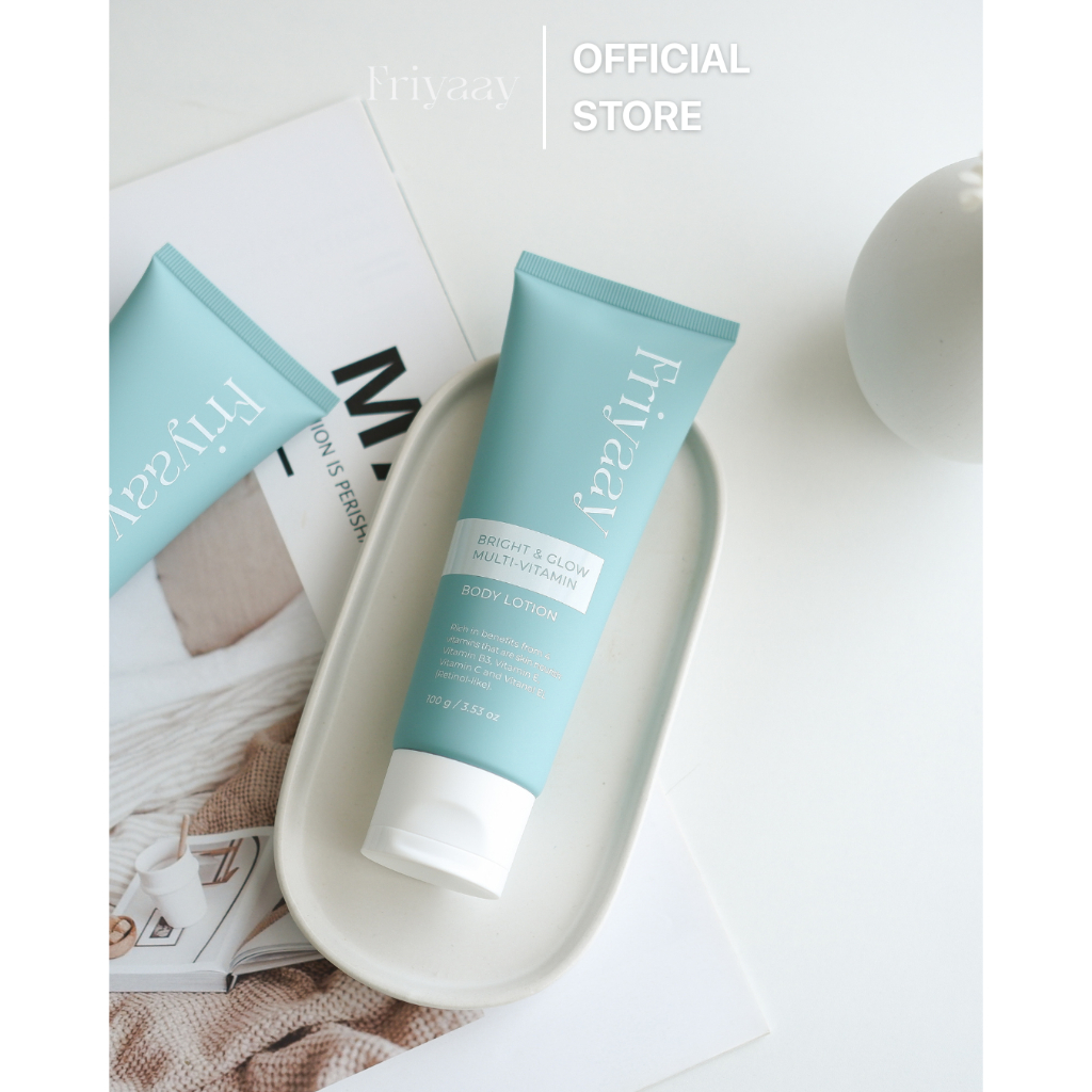FRIYAAY BRIGHT & GLOW MULTI-VITAMIN BODY LOTION ฟรายเย่ ไบร์ทแอนด์โกล์ดมัลติวิตามินบอดี้โลชั่น