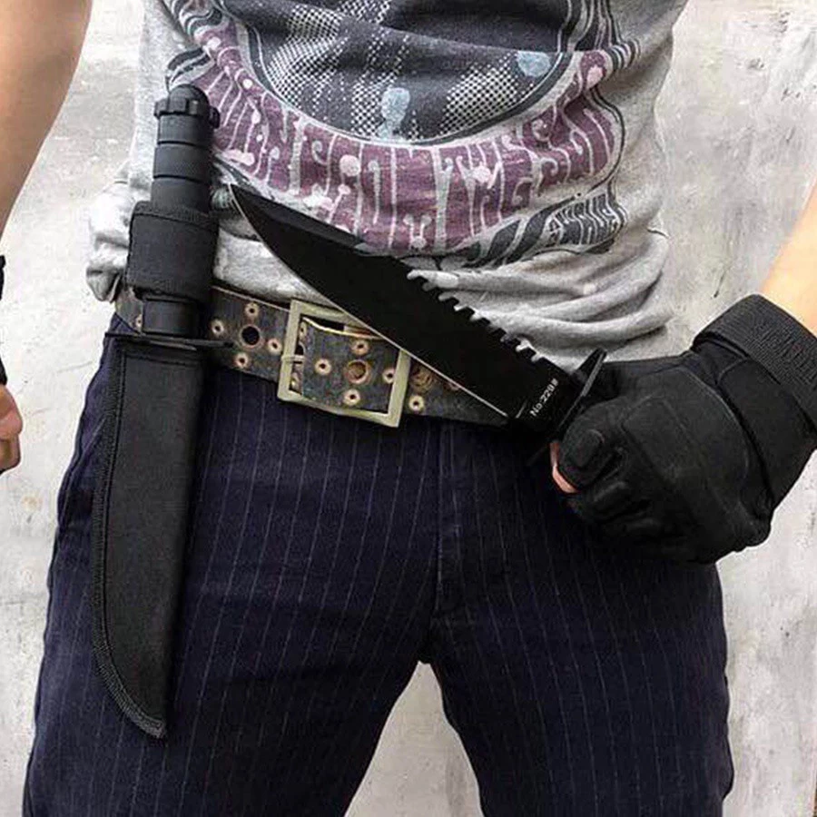 HUNTING KNIFE มีดพกพา 28 ซม thumbnail 6