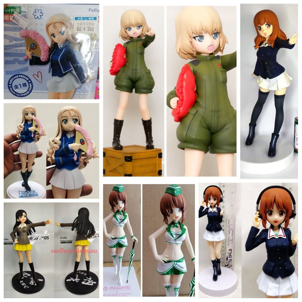 (แท้/มือ2)⭐Girls Und Panzer Figure❤️Miho❤️Mary❤️สาวปิ๊ง! ซิ่งแทงค์❤️ฟิกเกอร์ สาวรถถัง💙Furyu