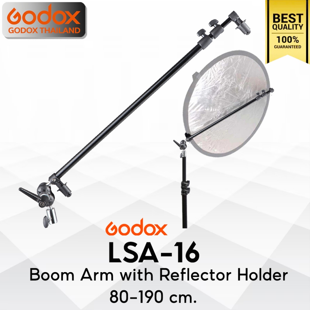 Godox Arm LSA-16 Boom Arm with Reflector Holder 80-190 cm. / Godox Thailand