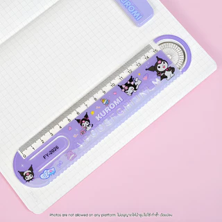 ไม้บรรทัดอะคริลิค 15 ซม. Ruler ไม้บรรทัดตรง ลายการ์ตูนน่ารัก | ไม้บรรทัดทนทาน ไม่หักง่าย | เครื่องเขียน อุปกรณ์การเรียน