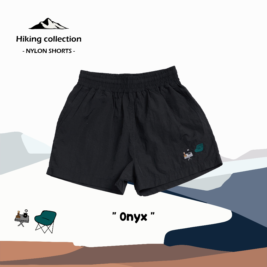 NYLON SHORTS - กางเกงขาสั้น ผ้าไนล่อน " บาง เบา ทน " (women/unisex)