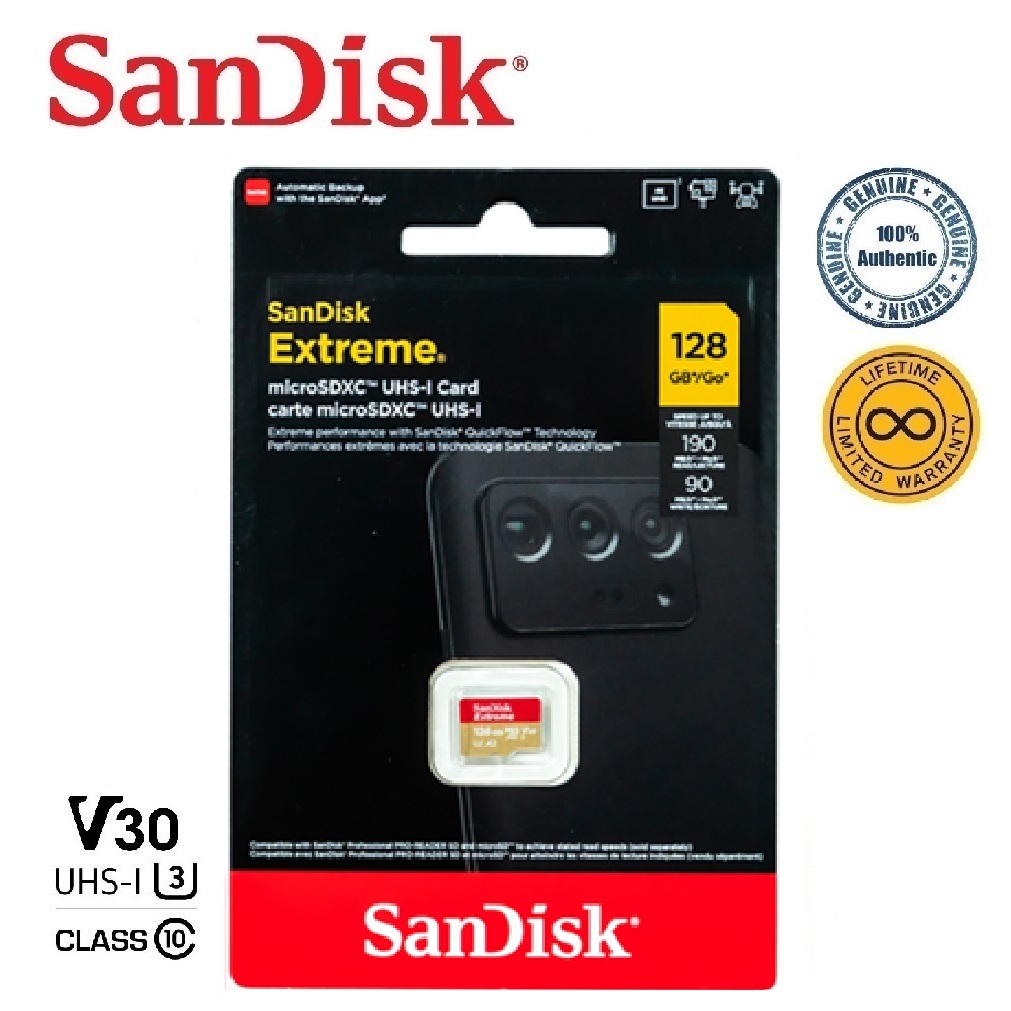 SanDisk 128GB Extreme Micro SDXC (2025)