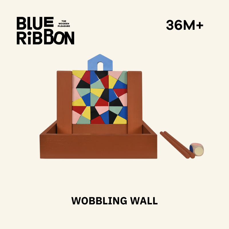 Blue Ribbon Toys เกมกำแพงถล่ม(WOBBLING WALL) ฝึกการแก้ปัญหา