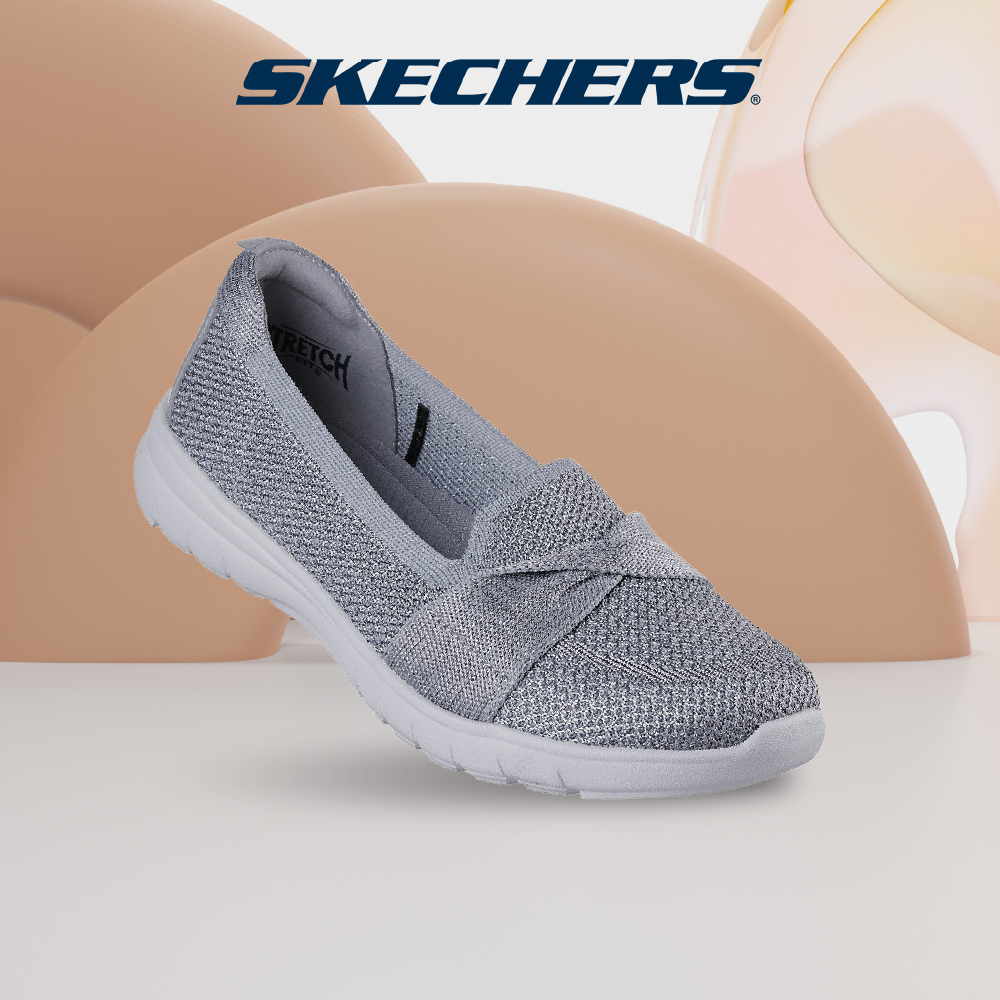 Skechers สเก็ตเชอร์ส รองเท้าผู้หญิง Women Modern Comfort Shoes - 100936-GRY Air-Cooled Memory Foam