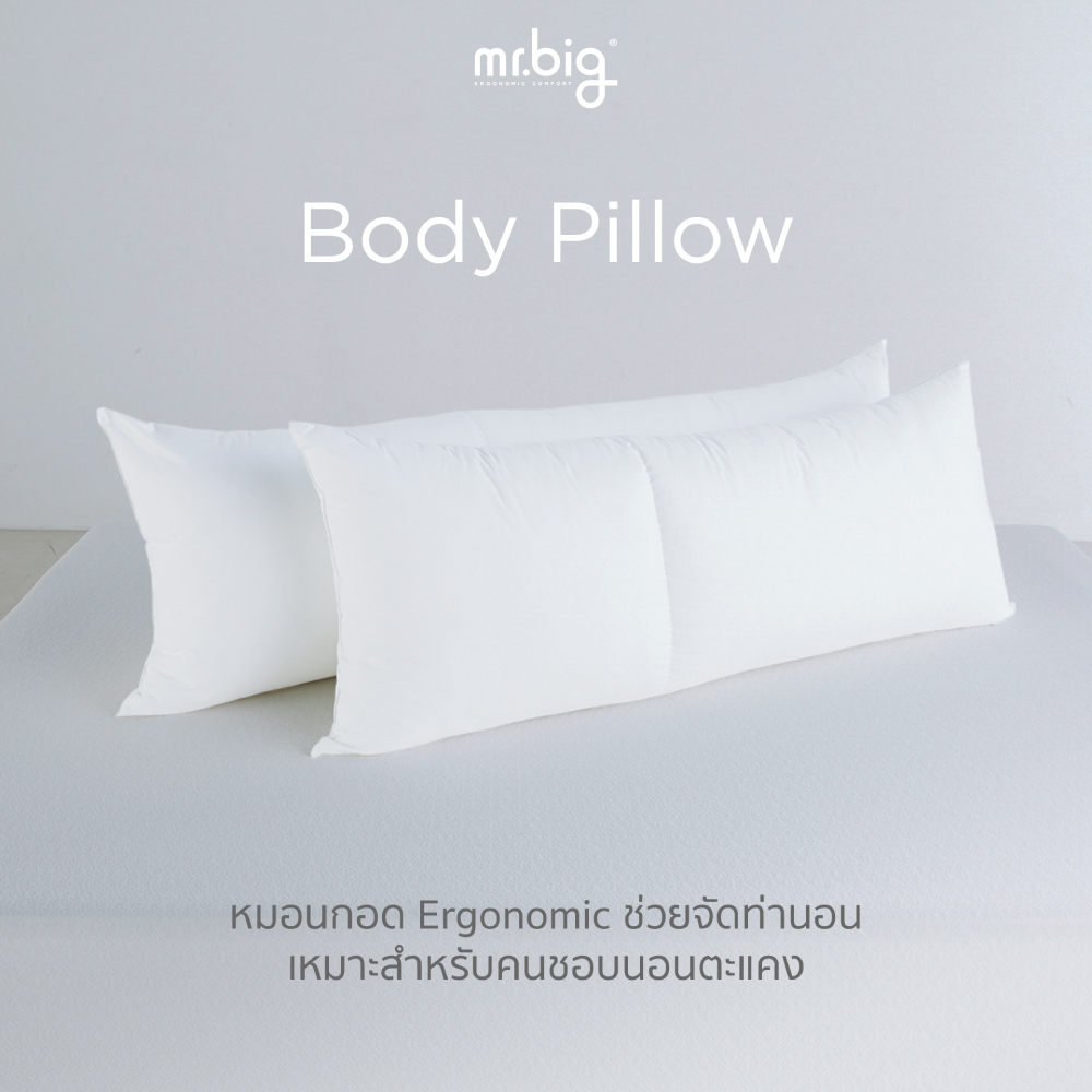 mr.big Body Pillow หมอนกอด Ergonomic พร้อมปลอก 1 ชิ้น