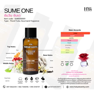 หัวเชื้อน้ำหอม กลิ่น SUME ONE ซัมวัน ซัมเด