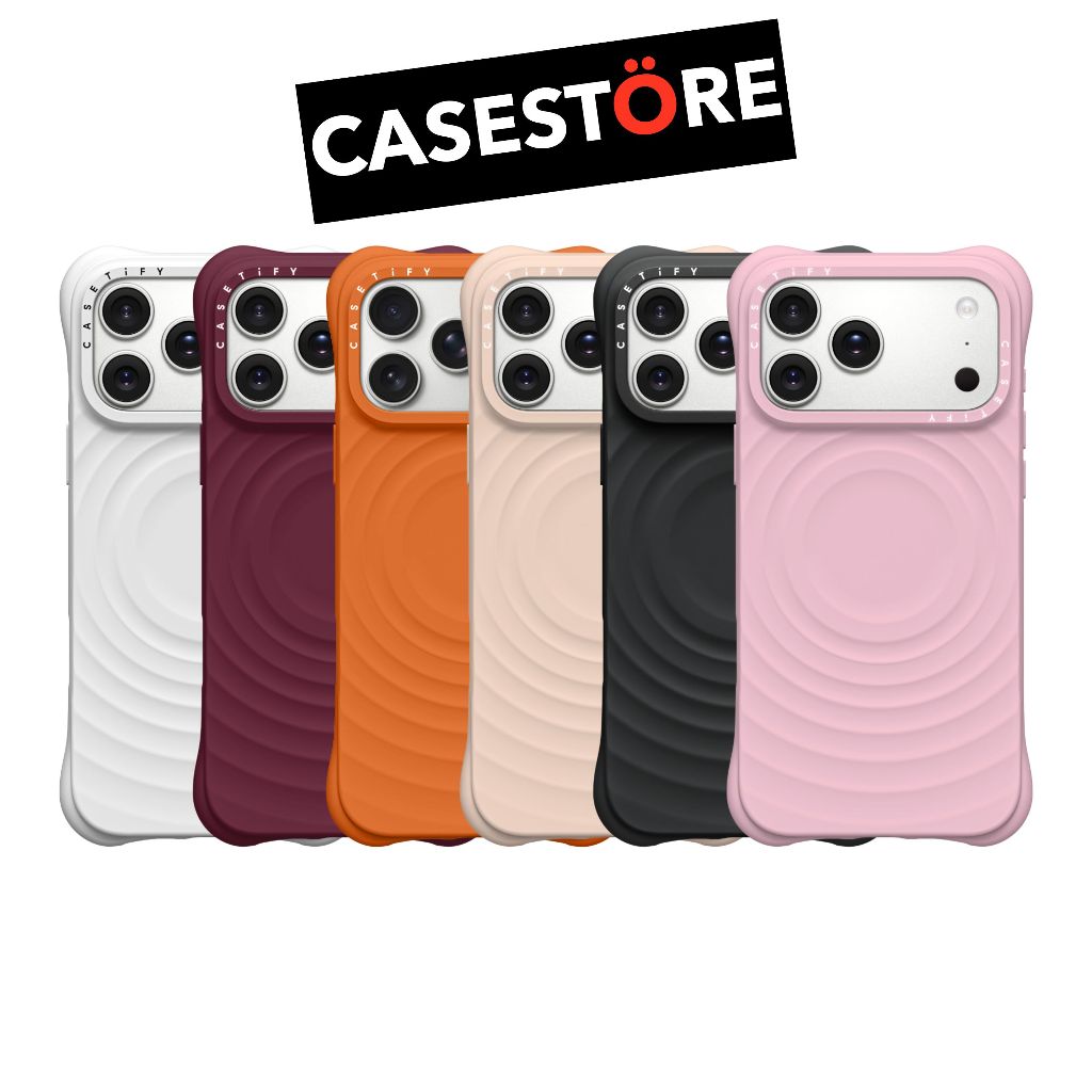 [♒︎พร้อมส่ง♒︎] CASETiFY | The Ripple Case - Essentials by CASETiFY™ For iPhone 17 Series