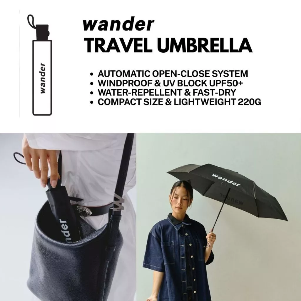 ร่มพับอัตโนมัติ Wander เบาพิเศษ | Automatic Travel Umbrella