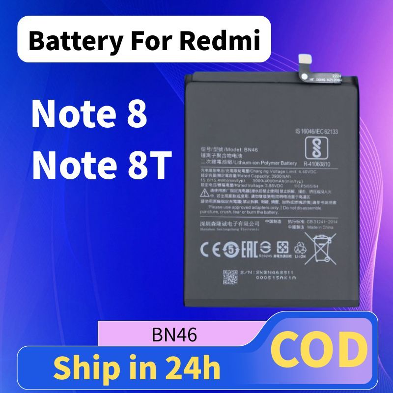 Battery for แบตเตอรี่ Redmi Note 8 8T มีคุณภาพ แบต Note8 Note8T Battery BN46
