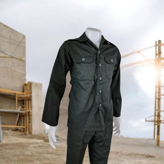 ชุดฟาติกตชดสีเขียว,ชุดรดฝึกสีเขียว เสื้อจะมีอินทรธนูที่บ่า