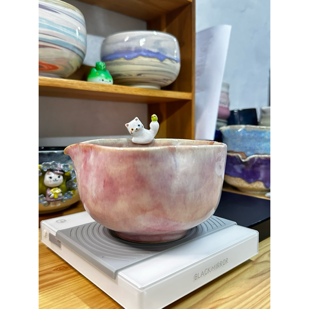 (พร้อมส่ง) ถ้วยชงมัทฉะ ถ้วยชงชา Chawan 37Clay