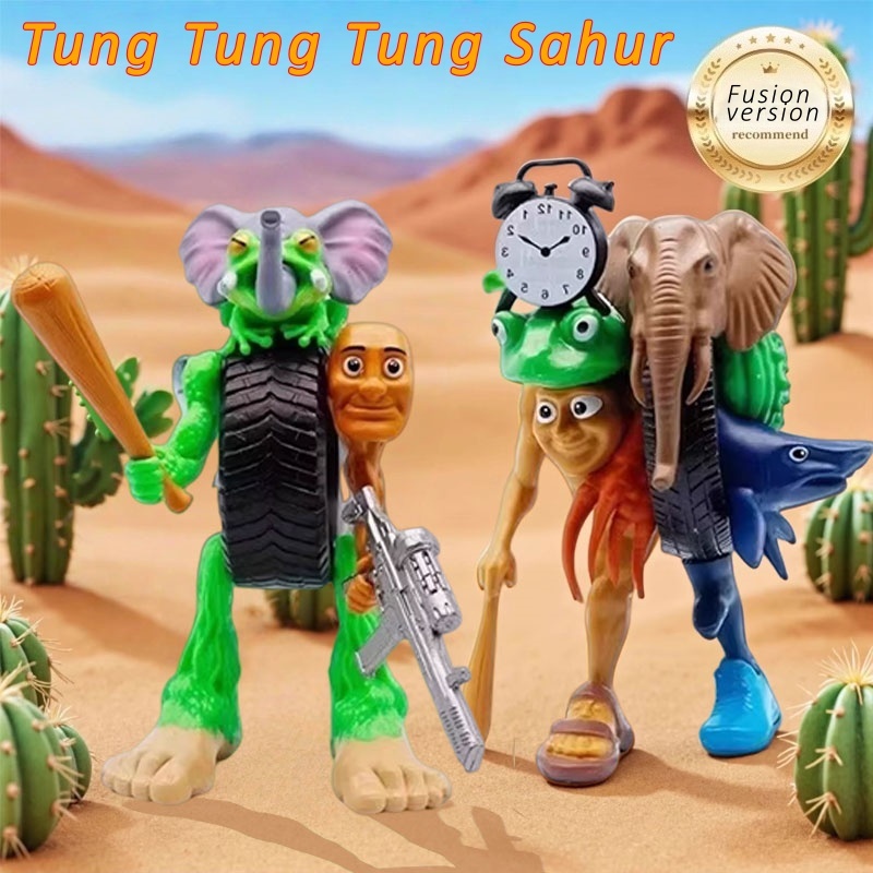 พร้อมส่ง Tung Tung Tung Sahur โมเดล รวมร่างและมีแบบยกชุด ทุงทุง  เครื่องประดับตุ๊กตา ของเล่นโมเดล