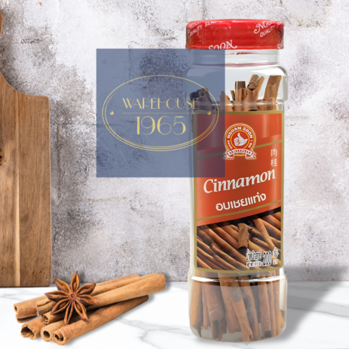 (100g or 200g) อบเชยแท่ง ชินนามอน บิ๊กแพ็ค ตรามือที่ 1 ง่วนสูน Nguan Soon - Cinnamon Sticks Big Pack