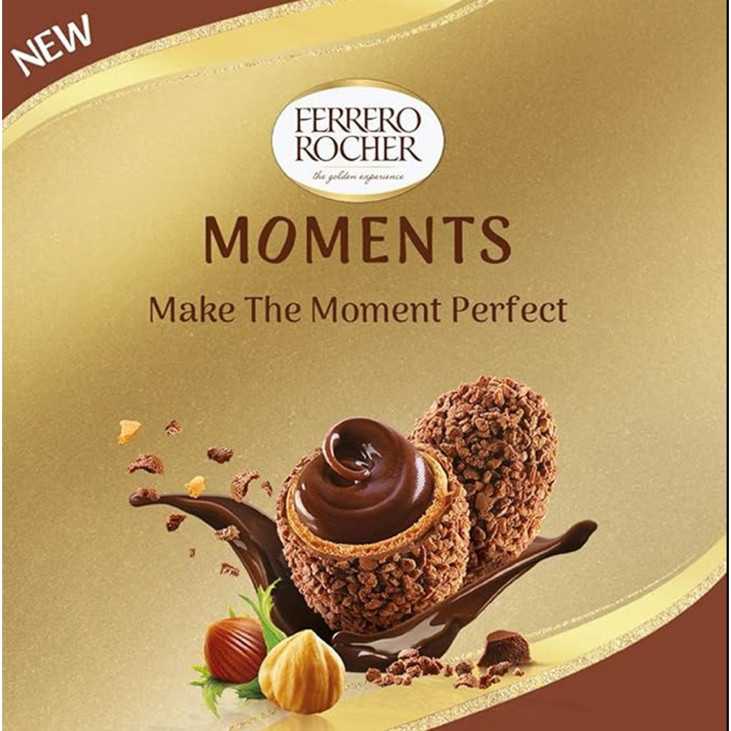 ferrero rocher moments 10/16 ชิ้น พร้อมส่ง เฟอร์เรโร โมเมนต์
