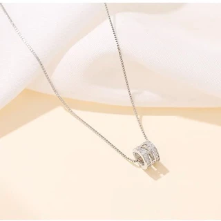 Eternelle✨ สร้อยคอทองคำขาวพร้อมจี้ H สีเงินดีไซน์เปลือกหอยวันเกิดแบบโบฮีเมียนปรับได้สำหรับผู้หญิง