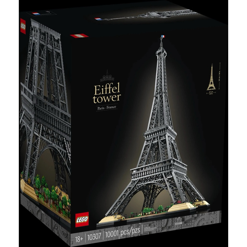เลโก้ LEGO Exclusives 10307 Eiffel Tower (มีกล่องกระดาษตรงรุ่น) ของแท้ 100% มือหนึ่งกล่องสวยพร้อมส่ง