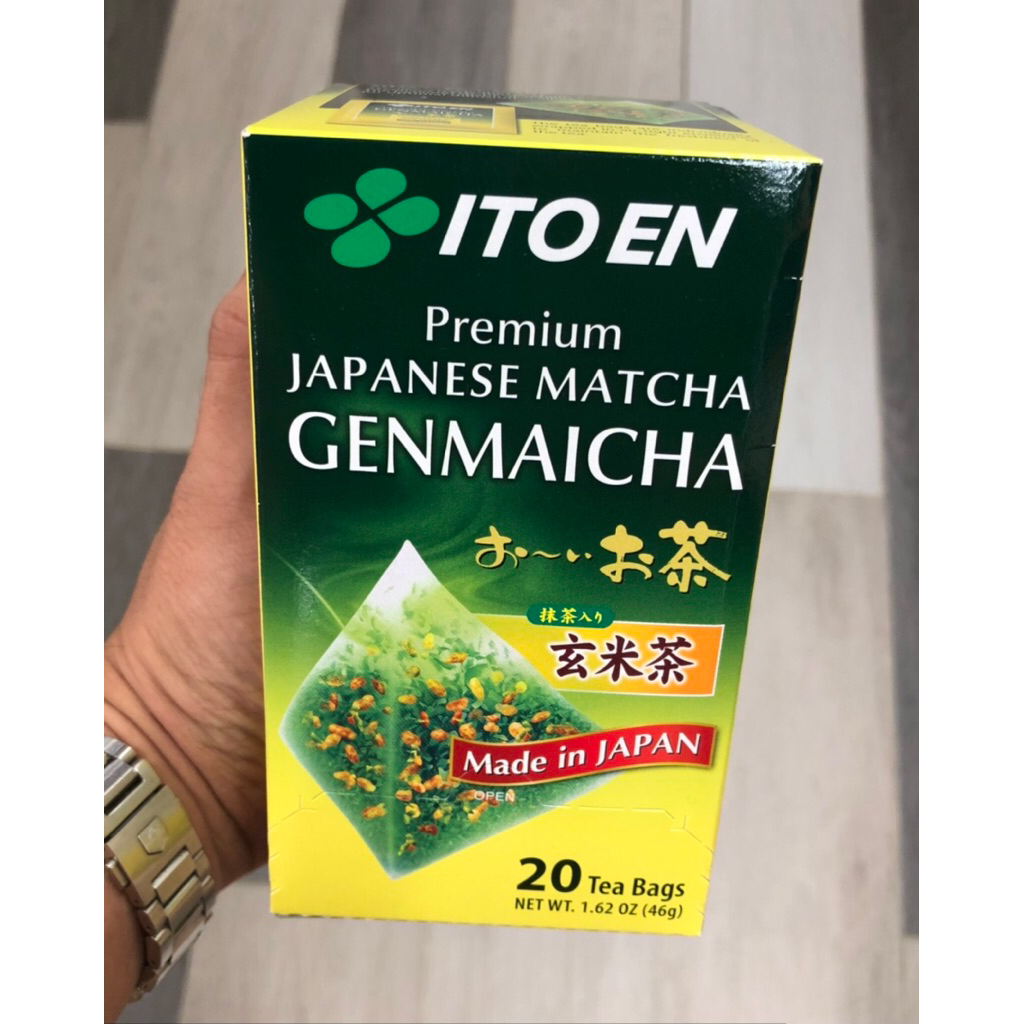ชาเขียวญี่ปุ่น 🇯🇵🇯🇵 ชนิดซอง รสข้าวคั่วผสมชาเขียว ตรา ITOEN ขนาด 120g