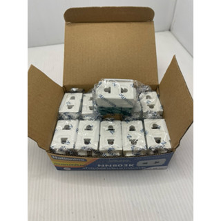 ปลั๊กเมจิกขนาด 1 ช่อง Nationine 16 A 250 V NN803K ทองแดงสปริ…