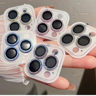 ฟิล์มกันรอยเลนส์กล้องฟิล์มกล้องเพชรสำหรับ iphone13 ฟิล์มกันรอยกล้อง iphone11 12 13 14 15 16 12mini 13mini 16 Pro Max
