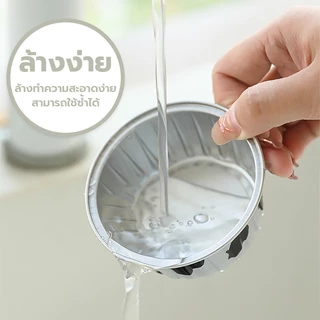 PINMU ถ้วยฟอยล์ อลูมิเนียมฟอยล์ 30ชิ้น 130ml ถ้วยเค้ก วัสดุทนความร้อน ถ้วยอบขนม