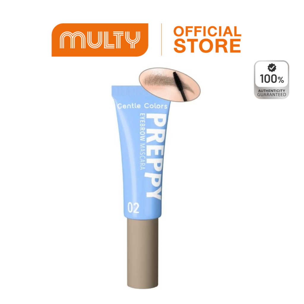Gentle Colors Preppy Eyebrow Mascara 4 g.มาสคาร่าคิ้ว ล็อคทรง ล็อคสี อุยฟูทั้งวัน