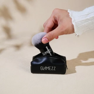 GLAMEZZ แปรงปอมปอม คาบูกิ(ของแท้) **พร้อมส่ง** ปัดแก้ม แต่งหน้าขนนุ่มฟูแน่น