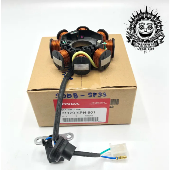 ฟิลคอยล์, มัดไฟ W.125 S,R,X  (เวฟ125) สตาร์ทมือ ปี2004-2007 31120-KPH-901