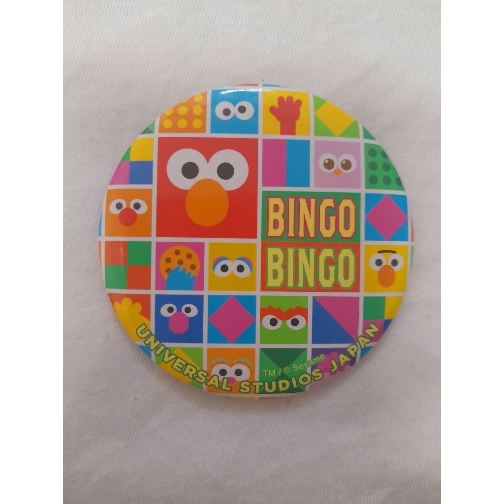 เข็มกลัด BINGO BINGO ลาย Sesame Street (มือสอง)