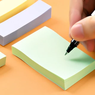 🌈 กระดาษโน๊ตกาวในตัว Sticky Note 💕 โทนพาสเทล 100 แผ่น ✨ กระดาษโน้ตสีสวยใส เพิ่มความสดใสโต๊ะทำงาน