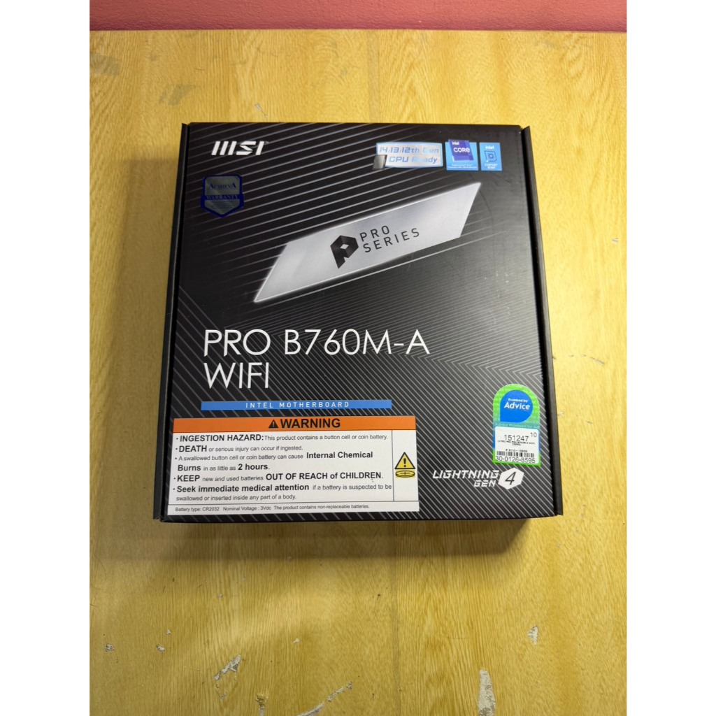 ขายMBมือหนึ่ง MSI PRO B760M-A WIFI DDR5 LGA1700