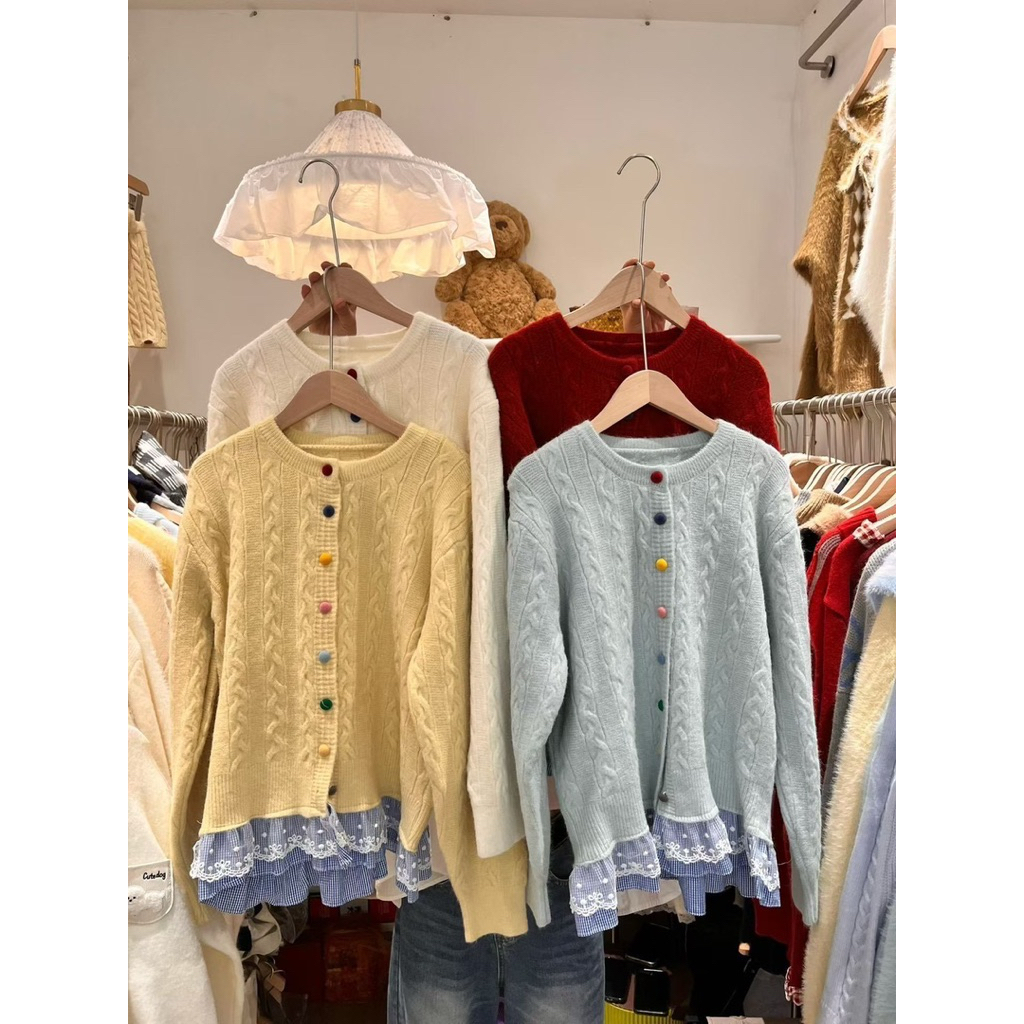 🍬 Sweet Ruffle Cardigan🍬