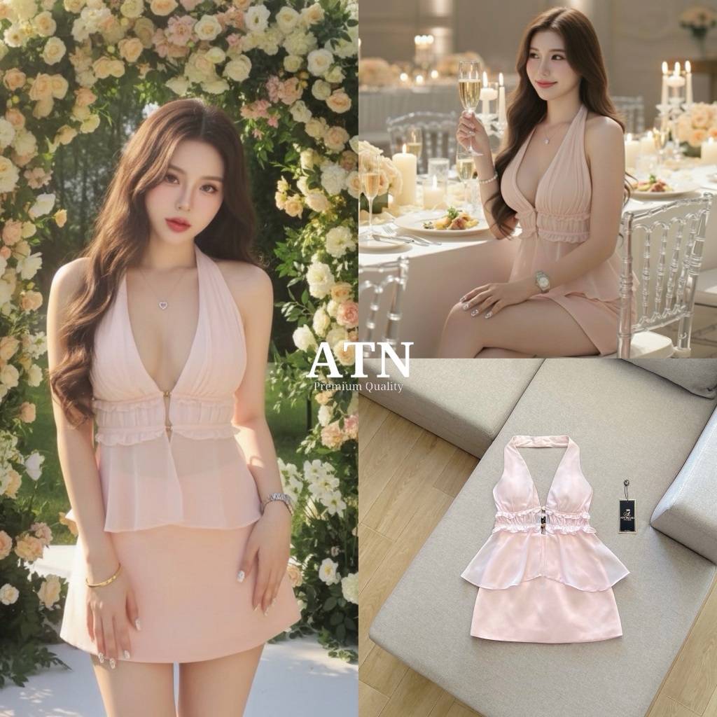 ATN Set:เสื้อคล้องคอน่ารักลูกคุณหนู