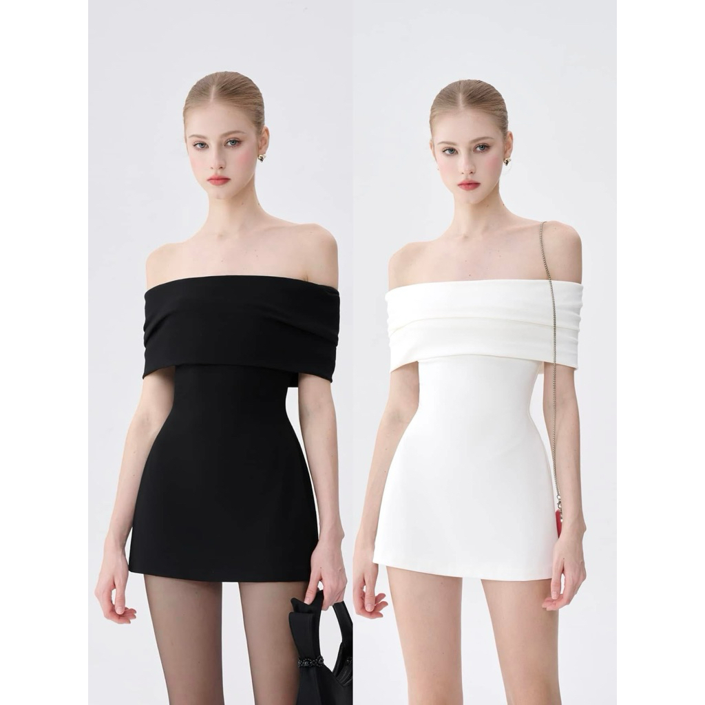 NIA MINI DRESS -จากแบรนด์ REDBEAN ชุดเวียดนามพร้อมส่ง ไม่ต้องรอพรีออเดอร์