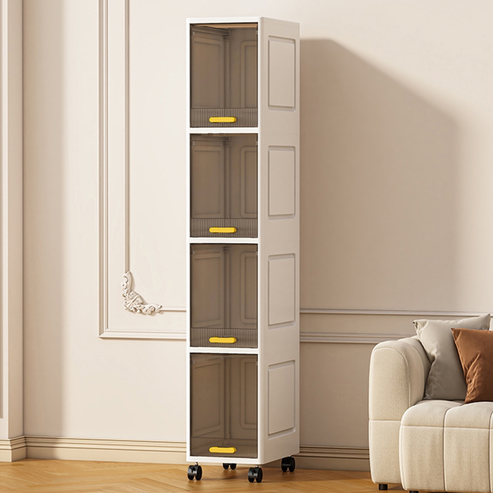 ตู้อเนกประสงค์ กล่องเก็บของมีล้อ ตู้ครัว 3/4/5 ชั้น เหมาะกับห้องนอน ห้องนั่งเล่น ครัว แข็งแรง รับน้ำหนักได้มาก - รูปที่ 2