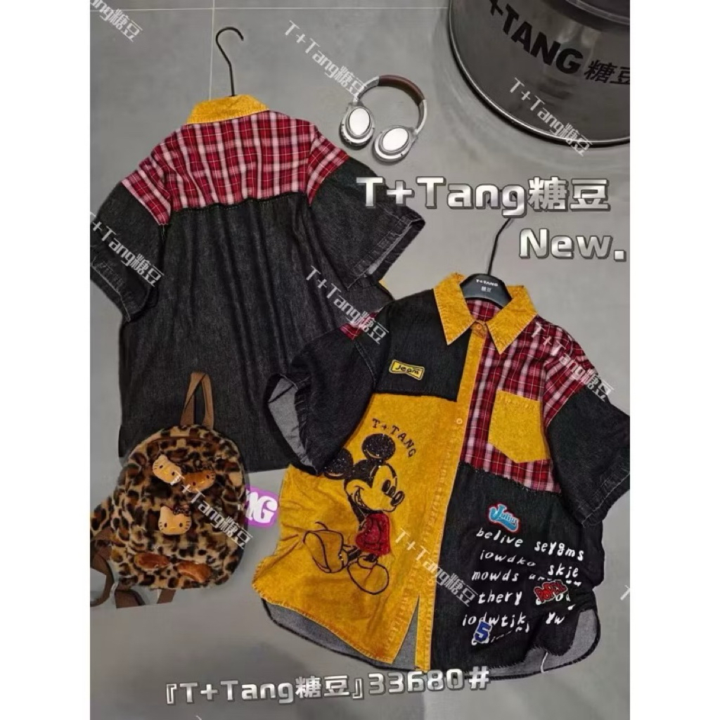 🍄🌹🌷เสื้องานนำเข้าป้าย T+Tang