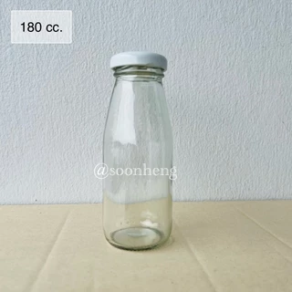 [TG-470] ขวดแก้วปากกว้าง 180 ml พร้อมฝา 38 มมสีดำ/เงิน/ทอง/ขาว
