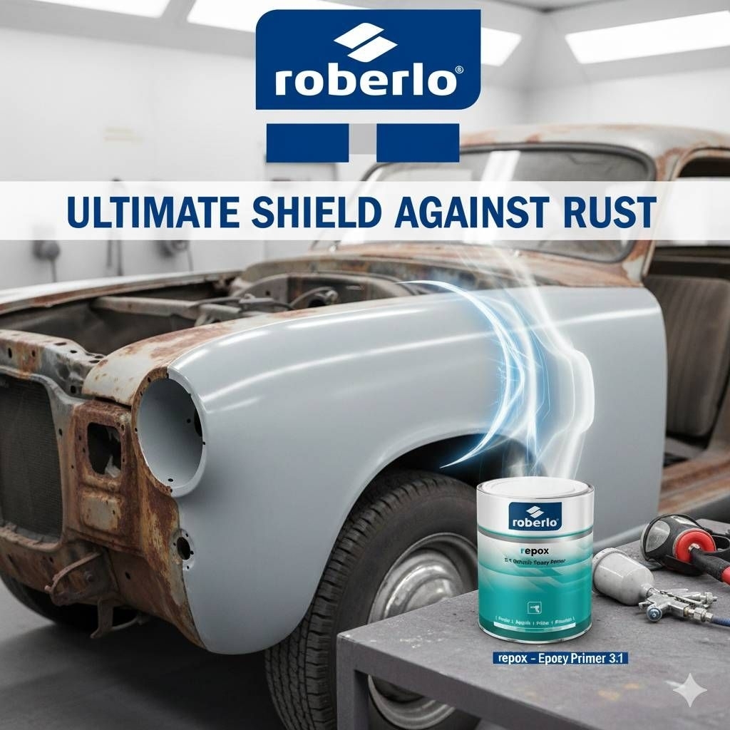 🧩 Roberlo REPOX 3:1 – สีพื้น Epoxy เกาะเหล็ก คุณภาพสูงจากสเปน🇪🇦 ชุดขนาด 1.25L