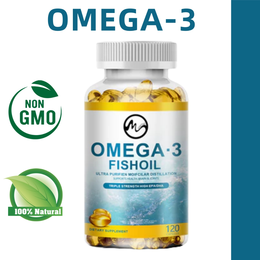 Minch Omega-3 Fish Oil Softgels-ช่วยดูแลสุขภาพหัวใจและหลอดเลือดและเพิ่มความสามารถในการเรียนรู้