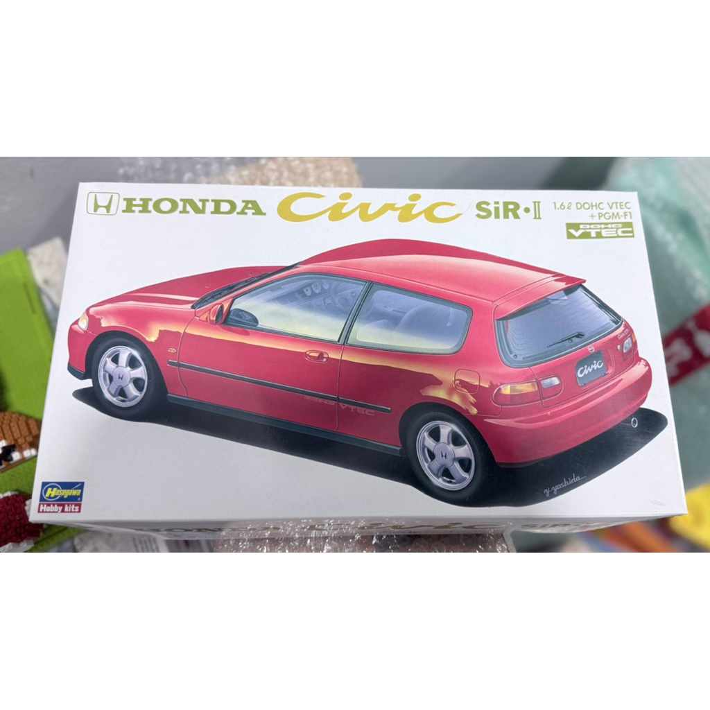 โมเดล Honda civic SIR II  1:24 Hasagawa 3 ประตู