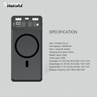 [รับประกัน 1 ปี]CCC 20000mAh Powerbank Magnetic PD20W ชาร์จเร็ว แบตสำรองไร้สาย พาวเวอร์แบงค์ไร้สาย