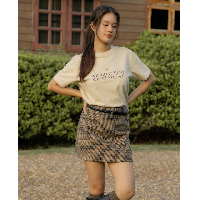 avo เสื้อยืดเนื้อผ้า cotton rowley tee
